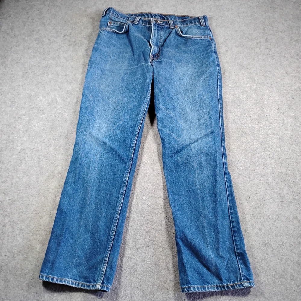 Levis 619 Vintage Mens 32x28 Medium Wash Blue Straight Orange Tab Jeans Canada